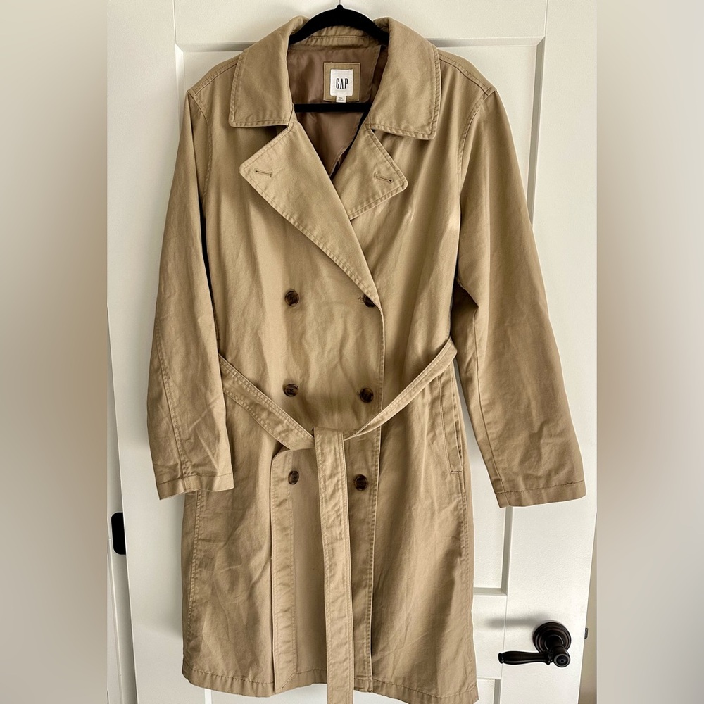 Gap Khaki Trench Coat